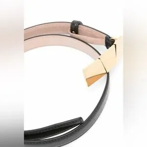 Khaite Axel Small Belt, 85, Gold Black KHAITE | Accessories | Khaite Axel Small Belt 85 Gold Black  main image 3